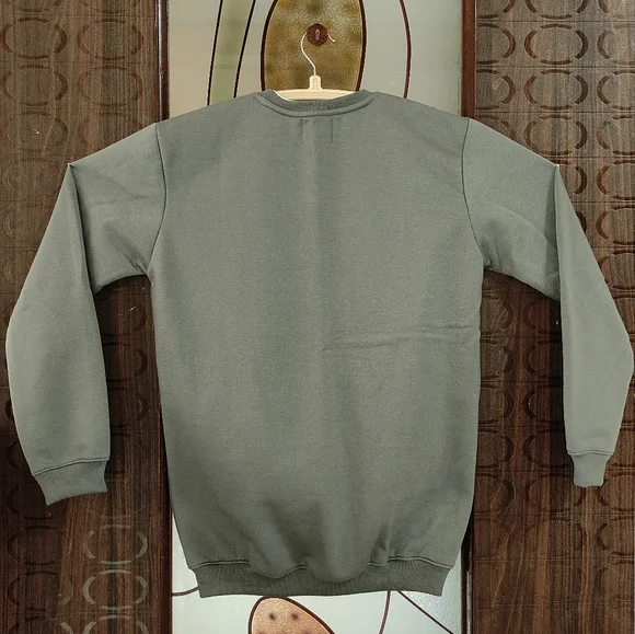 unisex gray sweatshirt - Picture 4 of 4